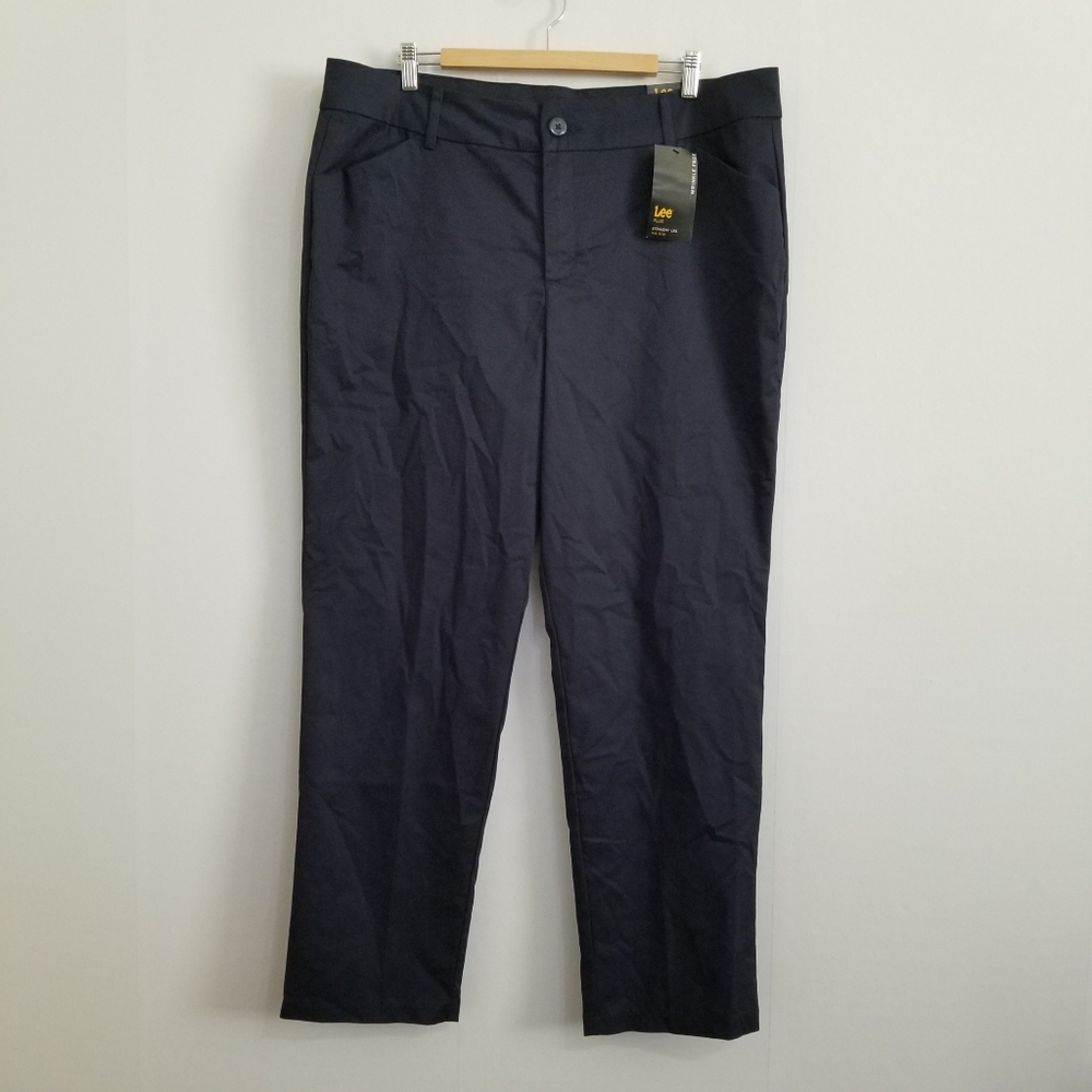 Women's Navy Pants - Picture 2 of 8
